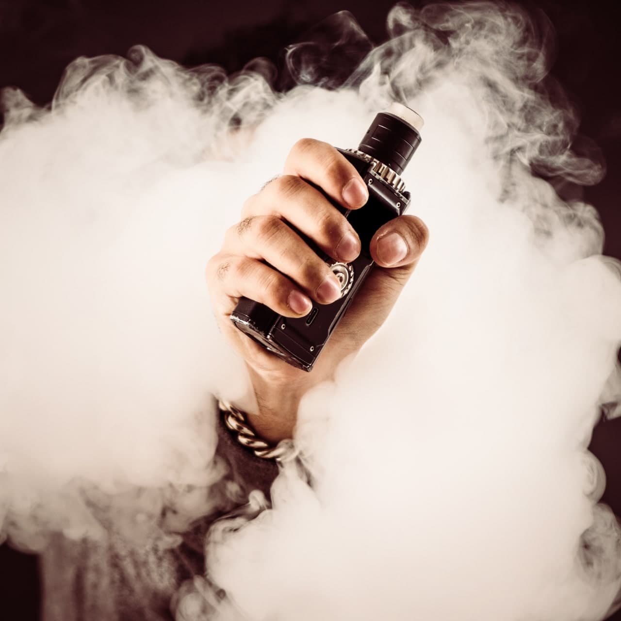 Vape device with vapor clouds, e-cigarette, or vaporizers for vaping.