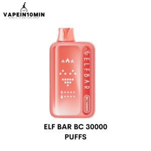 ELFBAR BC 30000 Puffs Disposable Vape Dubai with advanced BC chipset, 1100mAh rechargeable battery, 18ml e-liquid, and Type-C charging – fast vape delivery by vapein10min.com