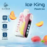 Peach Ice vape device with icy peach flavor and sleek design for enhanced vaping experience.