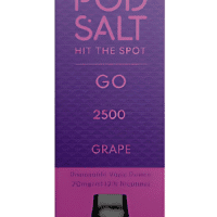 Powerful grape vape pod for smooth nicotine hit, easy to use, with 2500 puffs, ideal for vaping enthusiasts.