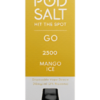 Vape device with Mango Ice e-liquid flavor for vape enthusiasts.