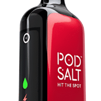 Vape Pod Device with "Pop Salt" branding for e-liquid refills and vaping enjoyment.