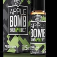 SaltNicLabs Apple Bomb sour apple belt nicotine vape juice 25ml.