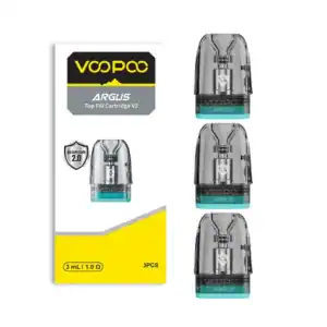 Top fill vape cartridge for vaping devices for flavorful e-liquid vaporization.