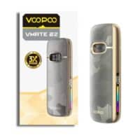 VooPoo VMate E2 vape device with colorful LED display and sleek design.
