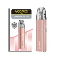 Vaporesso Argus G3 Mini vape device in pink with transparent mouthpiece for smoking or vaping.