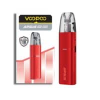 Vape Argus G3 Mini vape device in red with transparent mouthpiece.