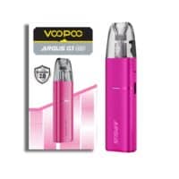Vapoo Argus G3 mini vape device in pink with protective pod cover for vaping.