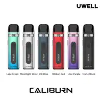 Uwell Caliburn X Pod Kit in Moonlight Silver, Lilac Purple, Lake Green, Ribbon Red, Ink Blue, Matte Black – refillable vape with 3ml pod and 850mAh battery, fast vape delivery Dubai