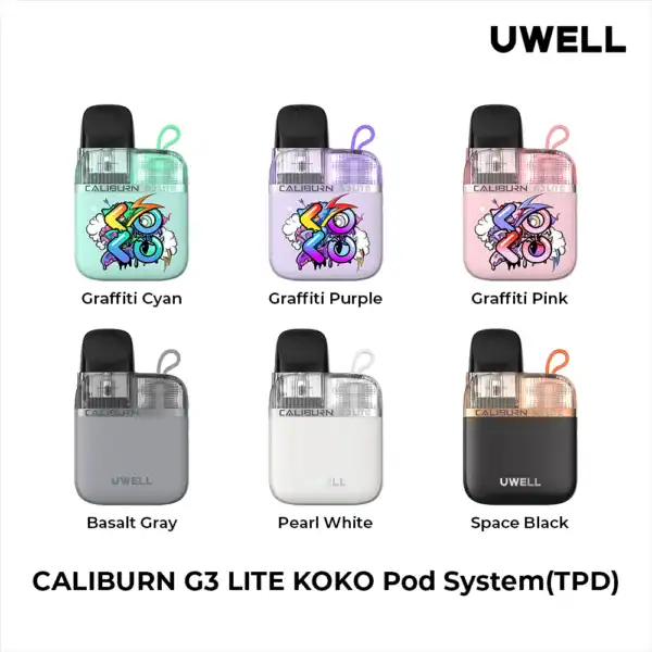 Uwell Caliburn G3 Lite Koko Pod Kit – 1200mAh, 25W, 2.5ml | Vapein10min Dubai