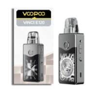 VooPaq Vinci E120 vape device with clock face design for vaping enthusiasts.