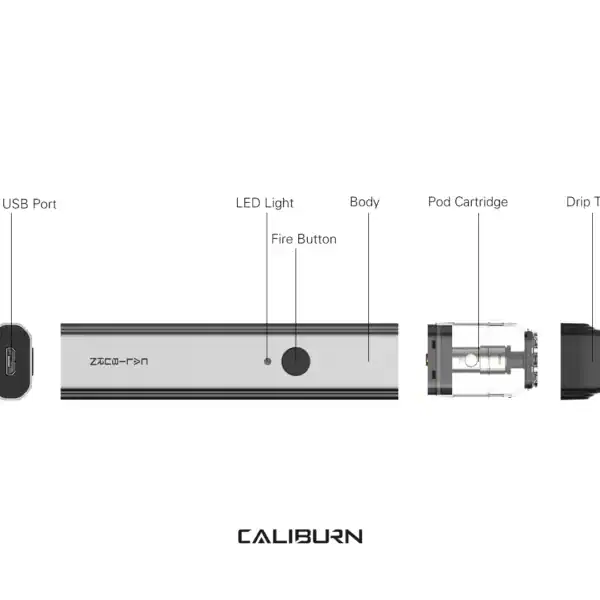 Second image of Uwell Caliburn Vape Kit – Buy in Dubai | Fast 10-Min Delivery | Vape in 10Min