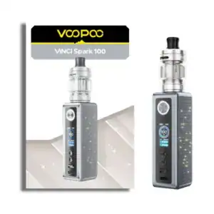 Vape Vinci Spark 100 mod with tank, electronic cigarette, vaporizer device for vaping.
