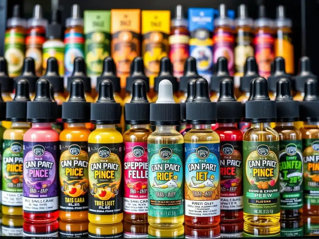 Premium vape juice collection available for 10-minute delivery in Dubai