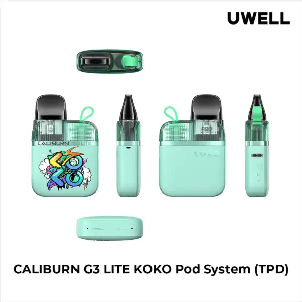 Second image of Uwell Caliburn G3 Lite Koko Pod Kit – 1200mAh, 25W, 2.5ml | Vapein10min Dubai