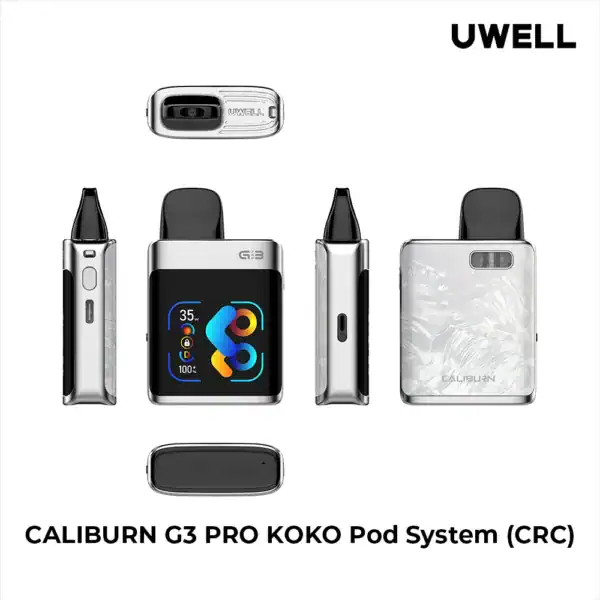 Second image of Uwell Caliburn G3 Pro KOKO Pod Kit – 1250mAh, 35W, 3ml | Vapein10min Dubai