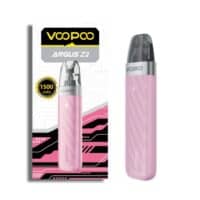 Vape pod system Argus Z2 by Voopoo in pink, 1500mAh battery, portable vape device, convenient vaping tool.