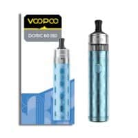 Vaporesso DORIC 60 Pro vape device with refillable pod, sleek blue design, ideal for vaping enthusiasts.