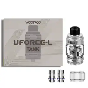 Voopoo UFORCE-L Tank silver 5.5ml refillable vape tank Dubai delivery