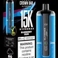 al fakher crown bar 15k dubai blueberry gum