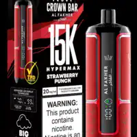 al fakher crown bar 15k dubai strawberry punch
