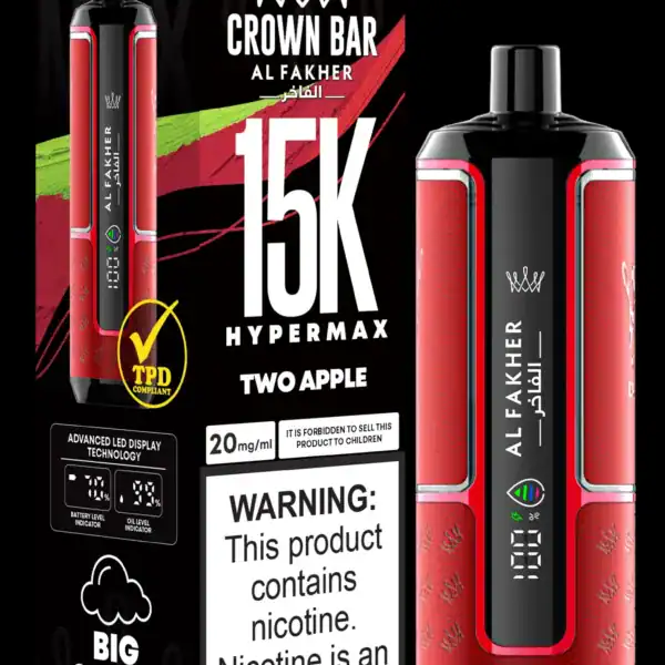Al Fakher Crown Bar 15K – Premium Disposable Vape Dubai