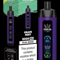 al fakher crown bar 8k dubai grape mint