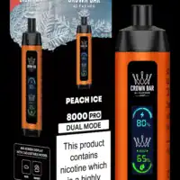 al fakher crown bar 8k dubai peach ice