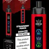 al fakher crown bar 8k dubai strawberry punch