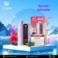 Silvaper 40K Puffs Black Dragon vape flavor
