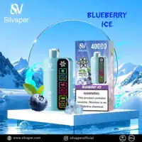 Silvaper 40K Puffs Blueberry Ice disposable vape