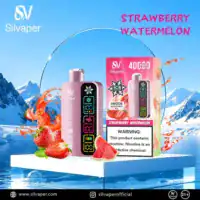 Silvaper 40K Puffs Strawberry Watermelon flavor