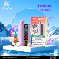 Silvaper 40K Puffs Taro Ice Cream vape flavor