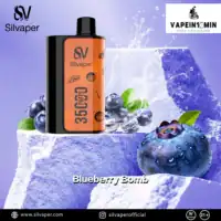 Silvaper 35000 Puff Blueberry Bomb disposable vape
