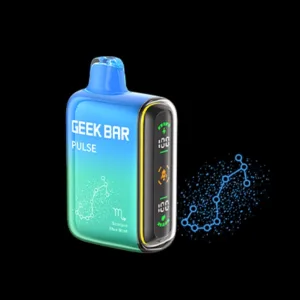 Geek Bar Pulse 15k Dubai Blue Mint disposable vape flavor